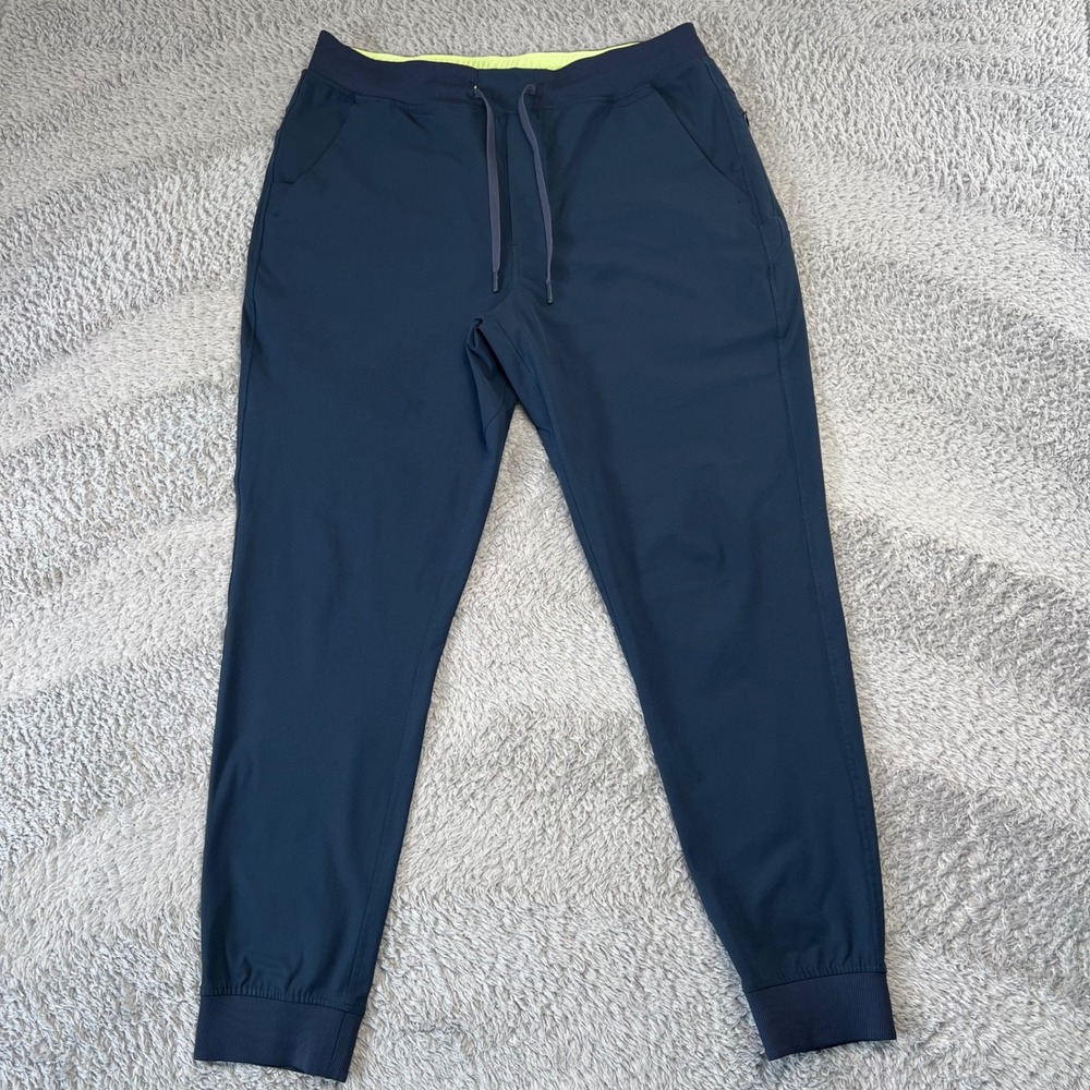 Birddogs Jogger Pants Mens XXL Navy Blue Lined Athletic Performance Athleisure‎